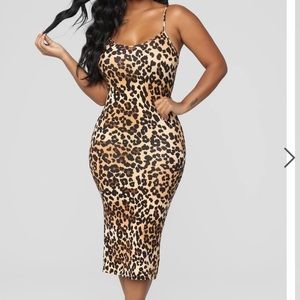 Leopard print Fashion Nova dress